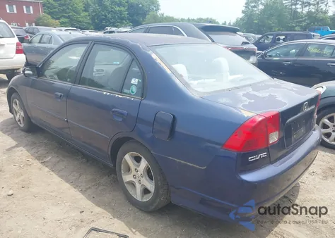 2005 Honda Civic Ex z USA, uszkodzony, nr VIN 2HGES258X5H574491